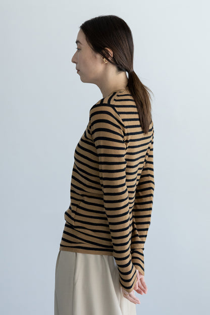 25SS Capsule Original light LAINE rib pullover /5552