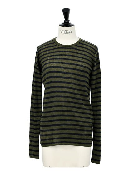 HOLIDAY20/ 25AW Original light LAINE rib pullover /5552