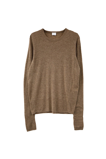 Original light wool rib pullover /5552