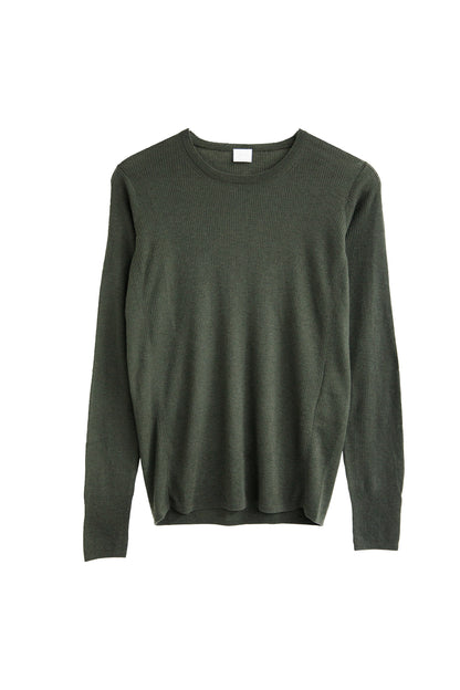 Original light wool rib pullover /5552