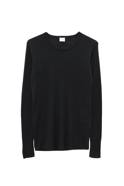 25SS Capsule Original light wool round longsleeve rib pullover /5552