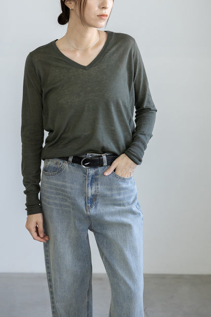 Archive item Original Light wool v-neck pullover /5553