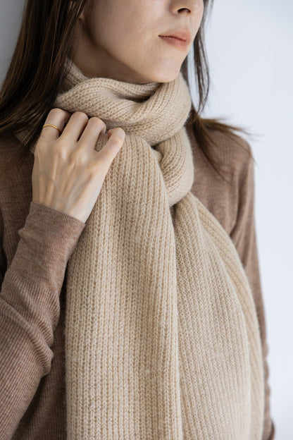 Re Stock Étole alpaga royal /5556F