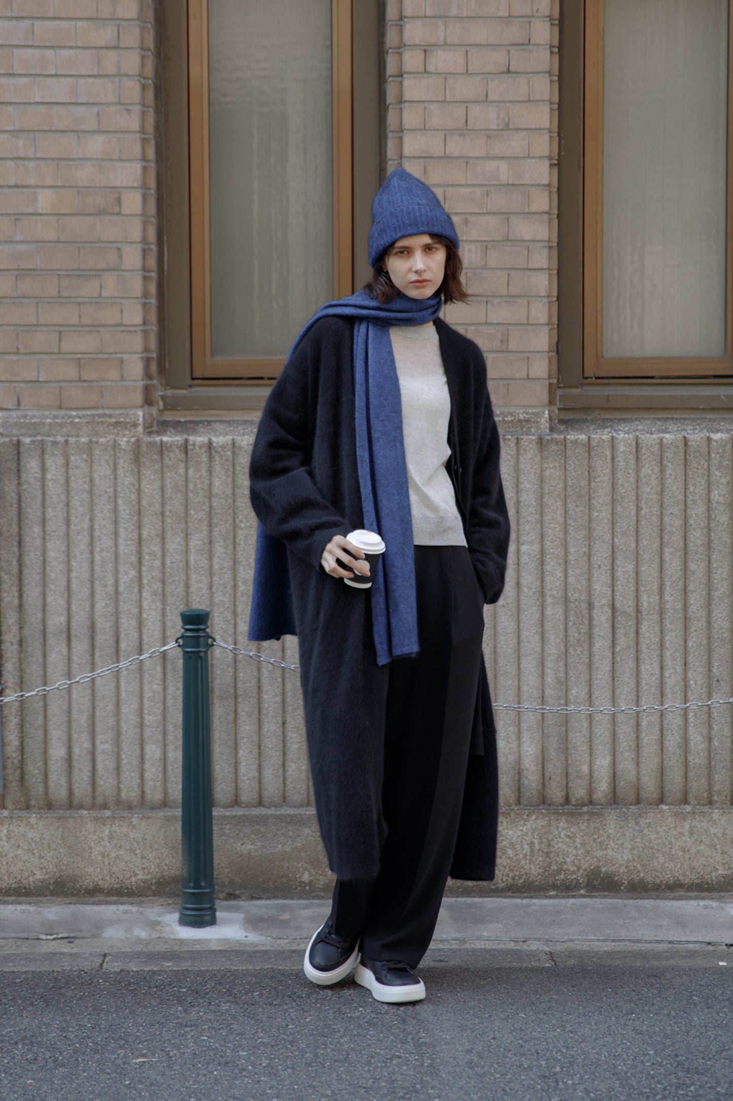 24AW Raccoon long stole /5566