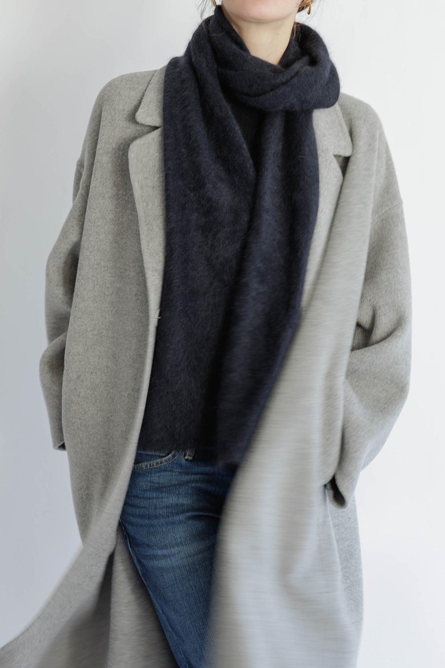 25SS Capsule Raccoon long stole /5566