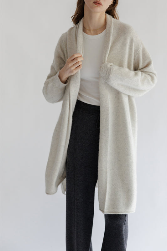 Archive item Cardigan long en raton laveur /5567