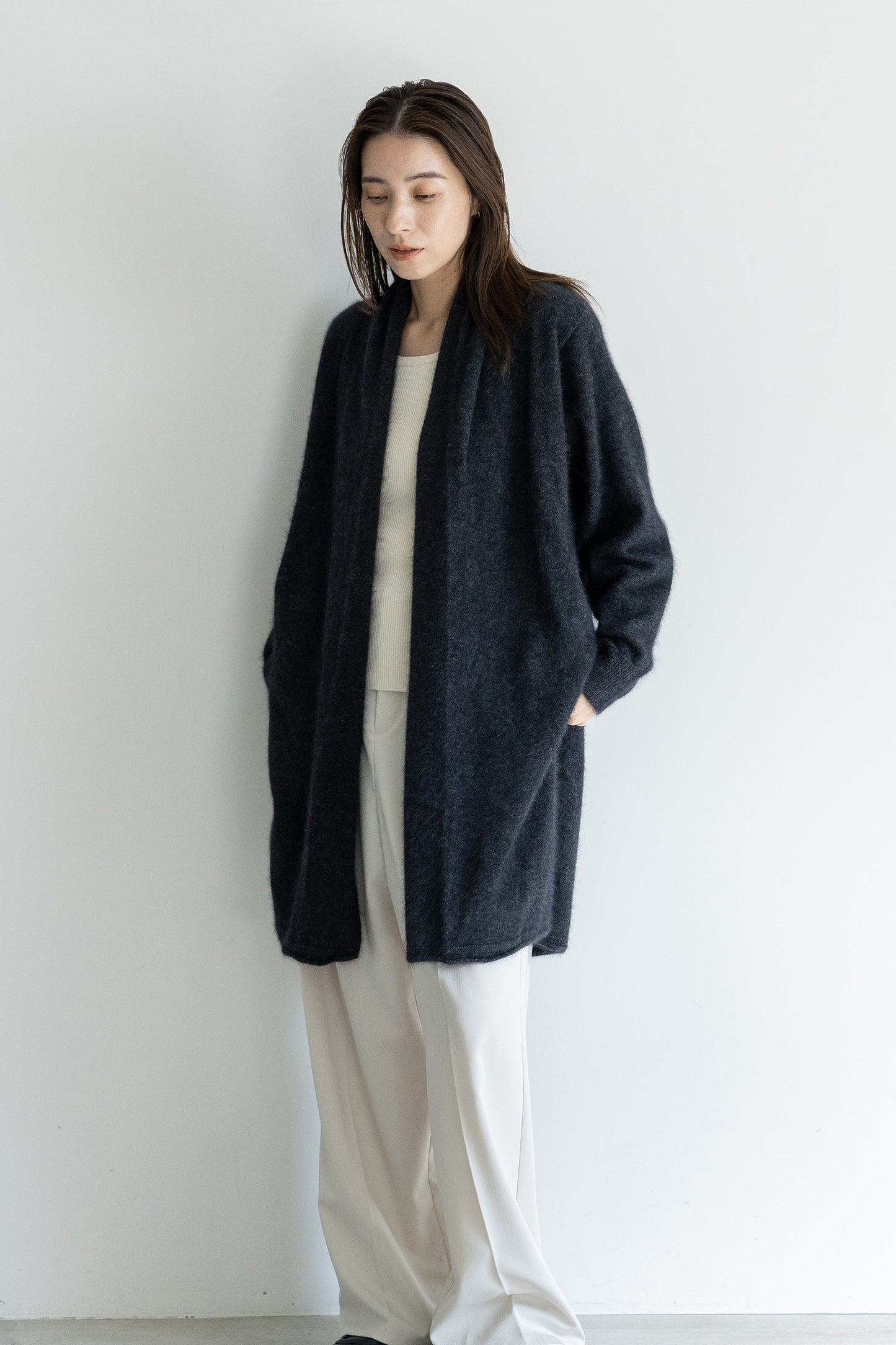 Re Stock Raccoon long cardigan /5567