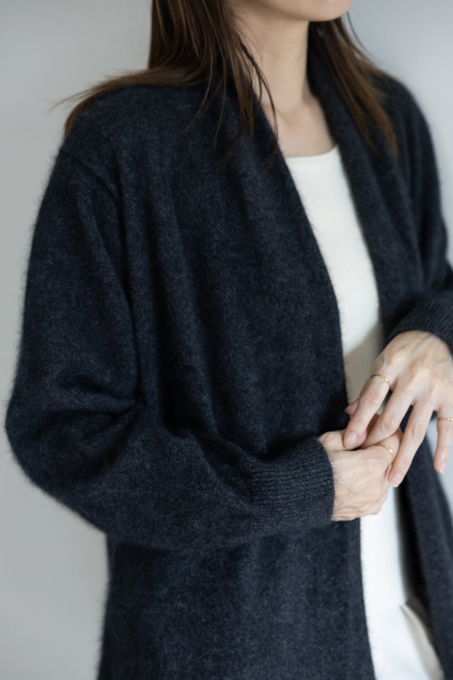 Re Stock Raccoon long cardigan /5567