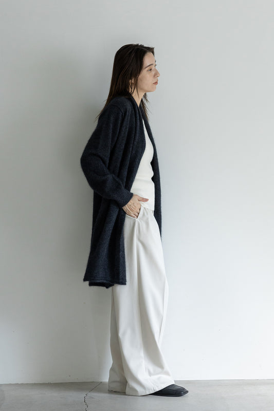 Cardigan long en raton laveur /5567BS