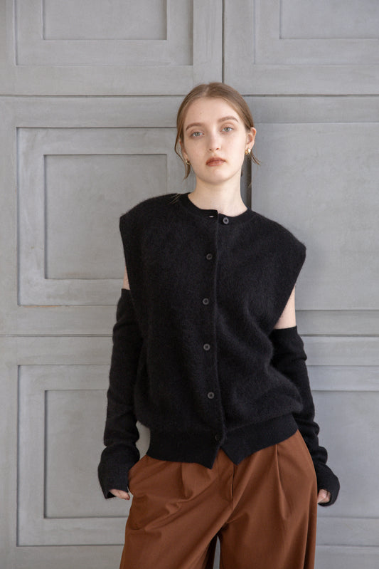 26AW RWS wool brushed vest /CT26317