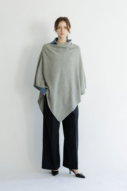 25SS capsule Cashmere raccoon poncho /CT20333