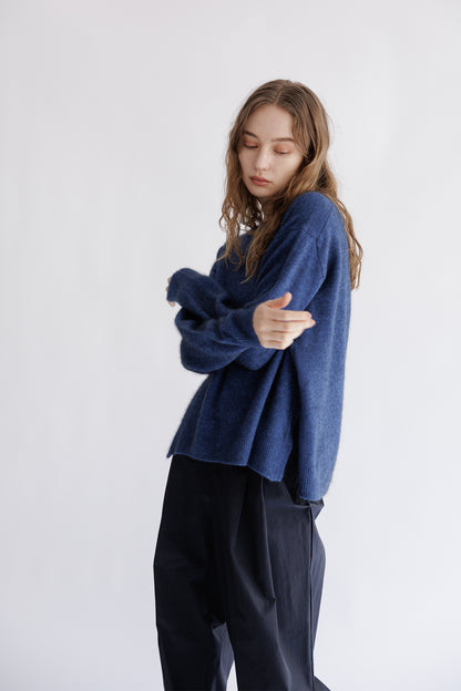 24AW Raccoon side slit pullover /CT21355