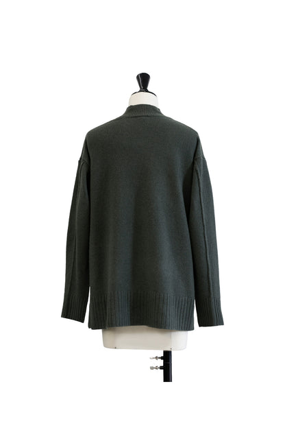 Yak wool high neck pullover /CT22321