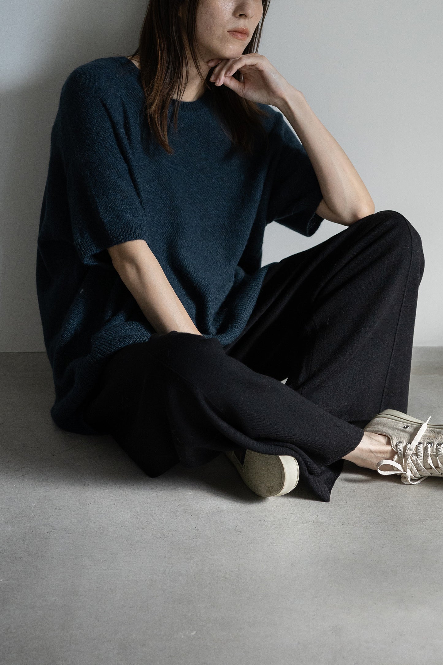 Archive item Royal alpaca half sleeve pullover /CT22336