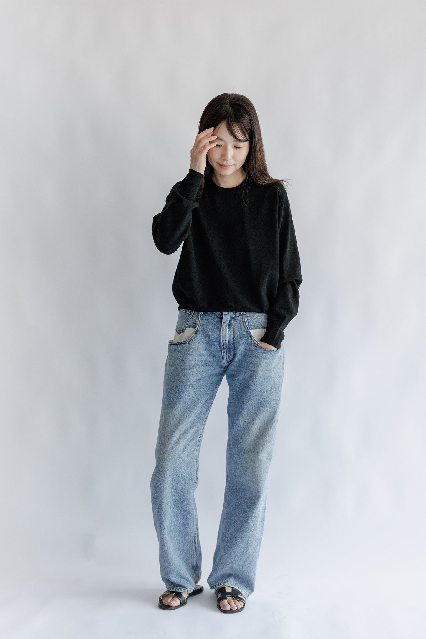 24AW Rws wool crew neck pullover /CT22391