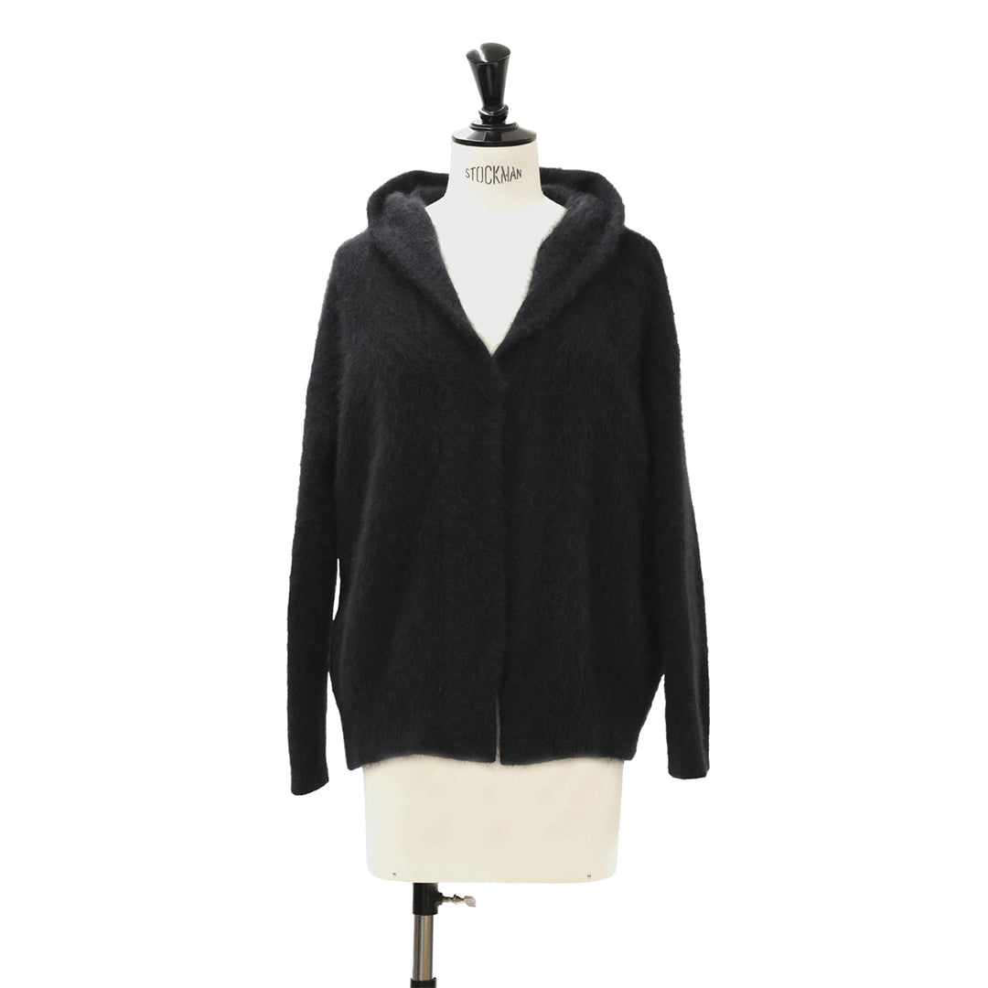 Archive item Cardigan à capuche en renard et en raton laveur /CT23112