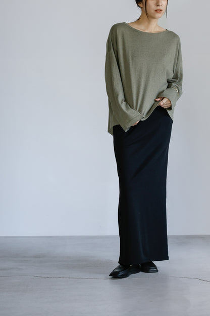 Re Stock Pull manches larges en coton et cachemire /CT23116