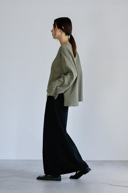 Re Stock Pull manches larges en coton et cachemire /CT23116