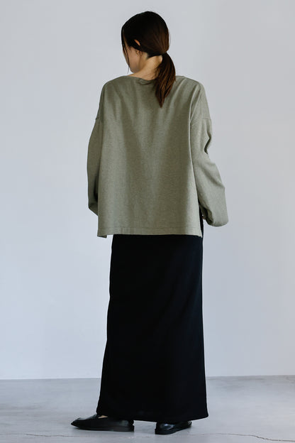 Re Stock Pull manches larges en coton et cachemire /CT23116