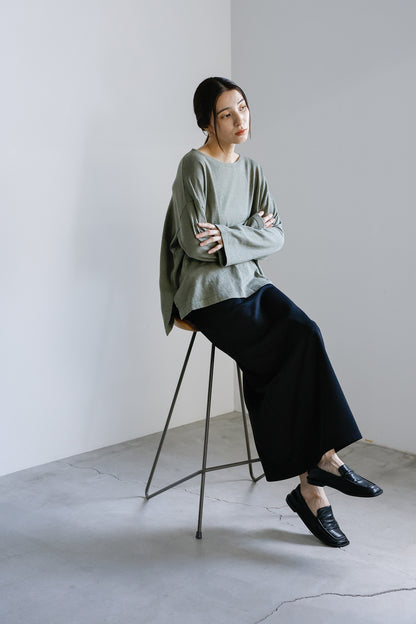 Re Stock Pull manches larges en coton et cachemire /CT23116