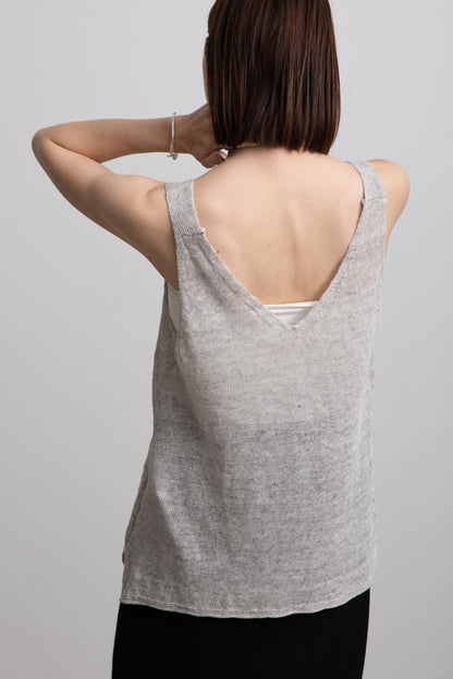 Linen tank top/ CT23123