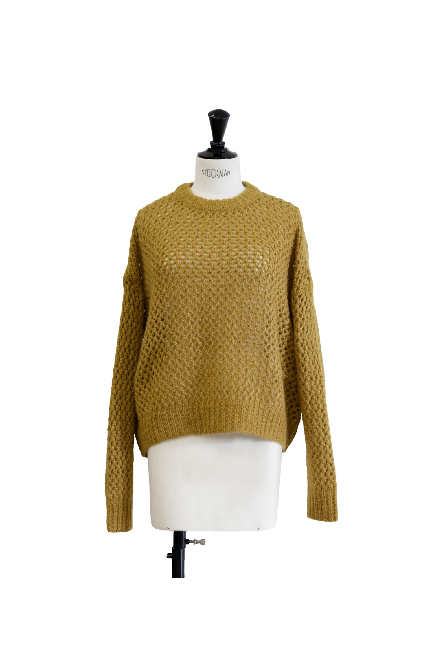 Alpaca wool mesh pullover /CT23326