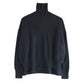 23AW Cashmere raccoon turtle neck pullover /CT23333