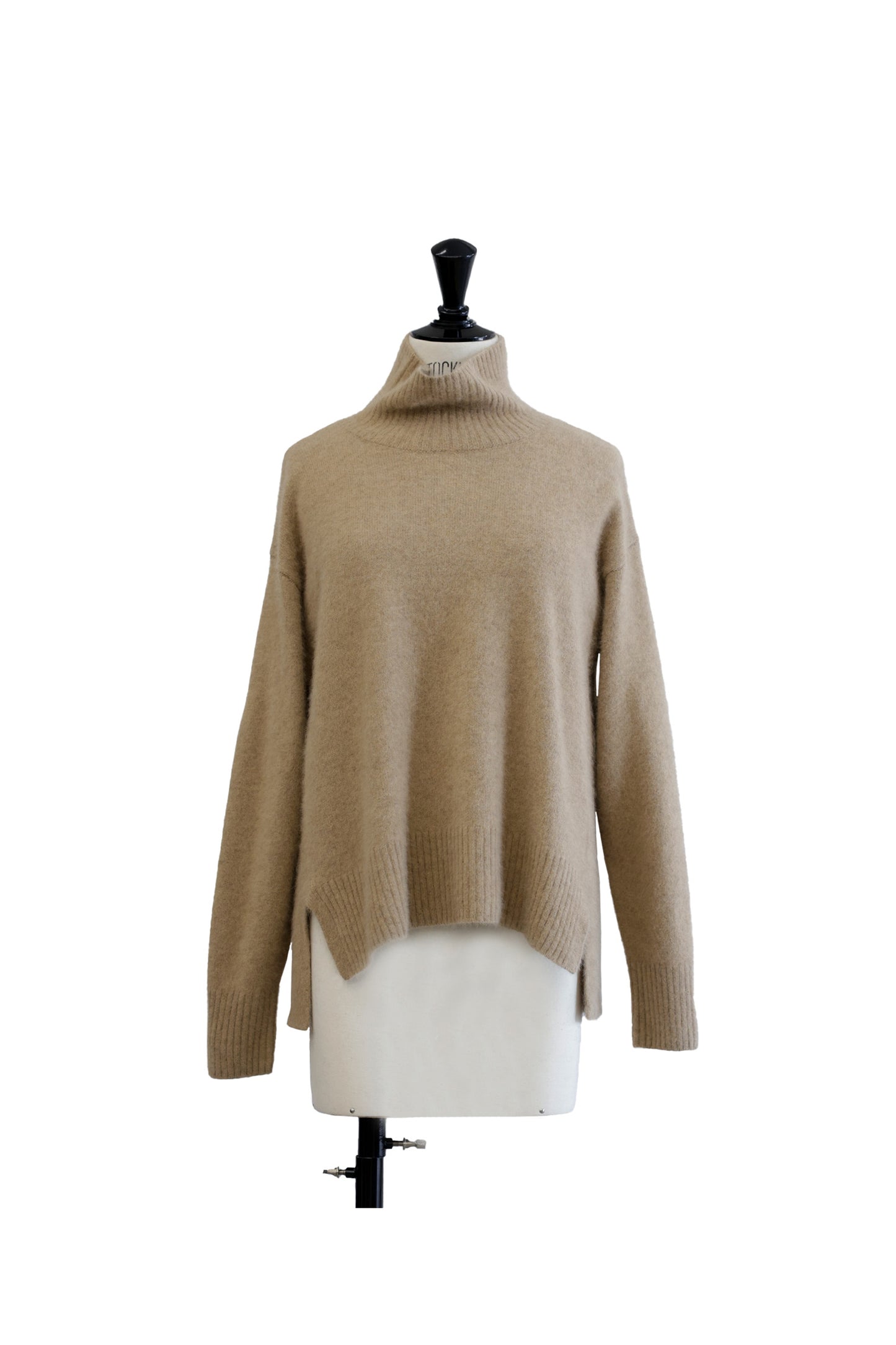 24AW Pull à col roulé en renard raton laveur /CT23335