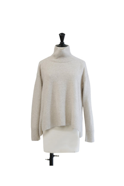 24AW Pull à col roulé en renard raton laveur /CT23335