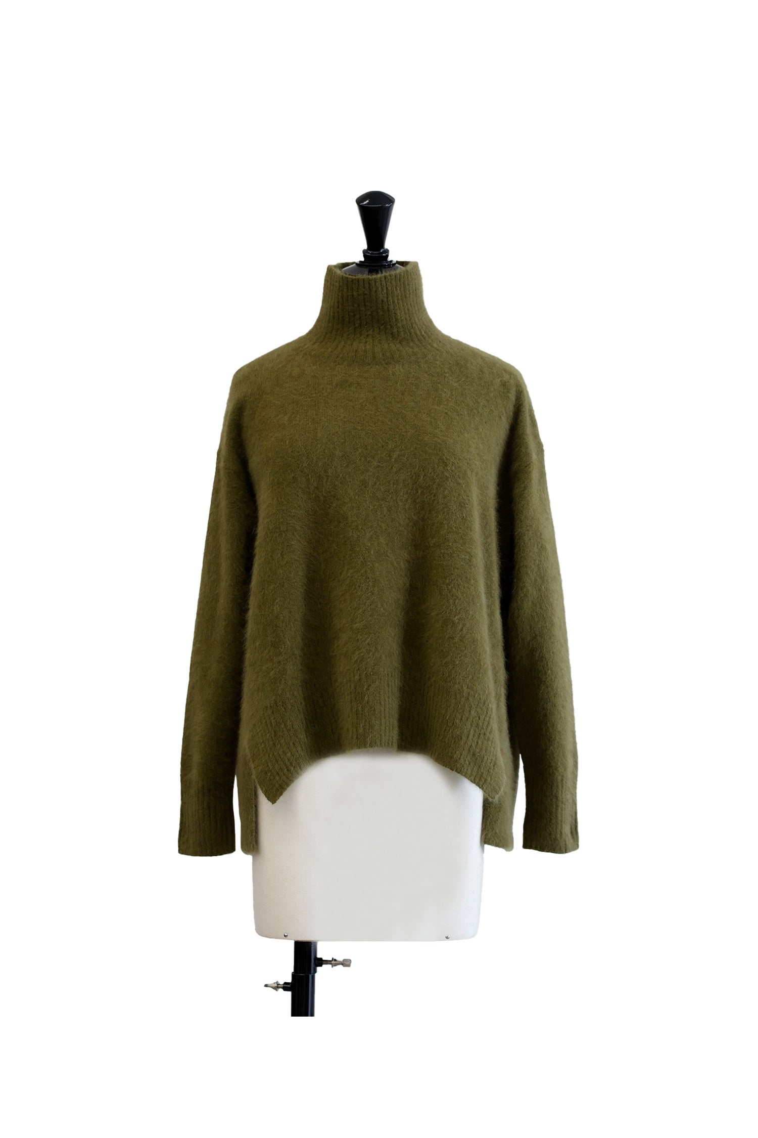 24AW Pull à col roulé en renard raton laveur /CT23335