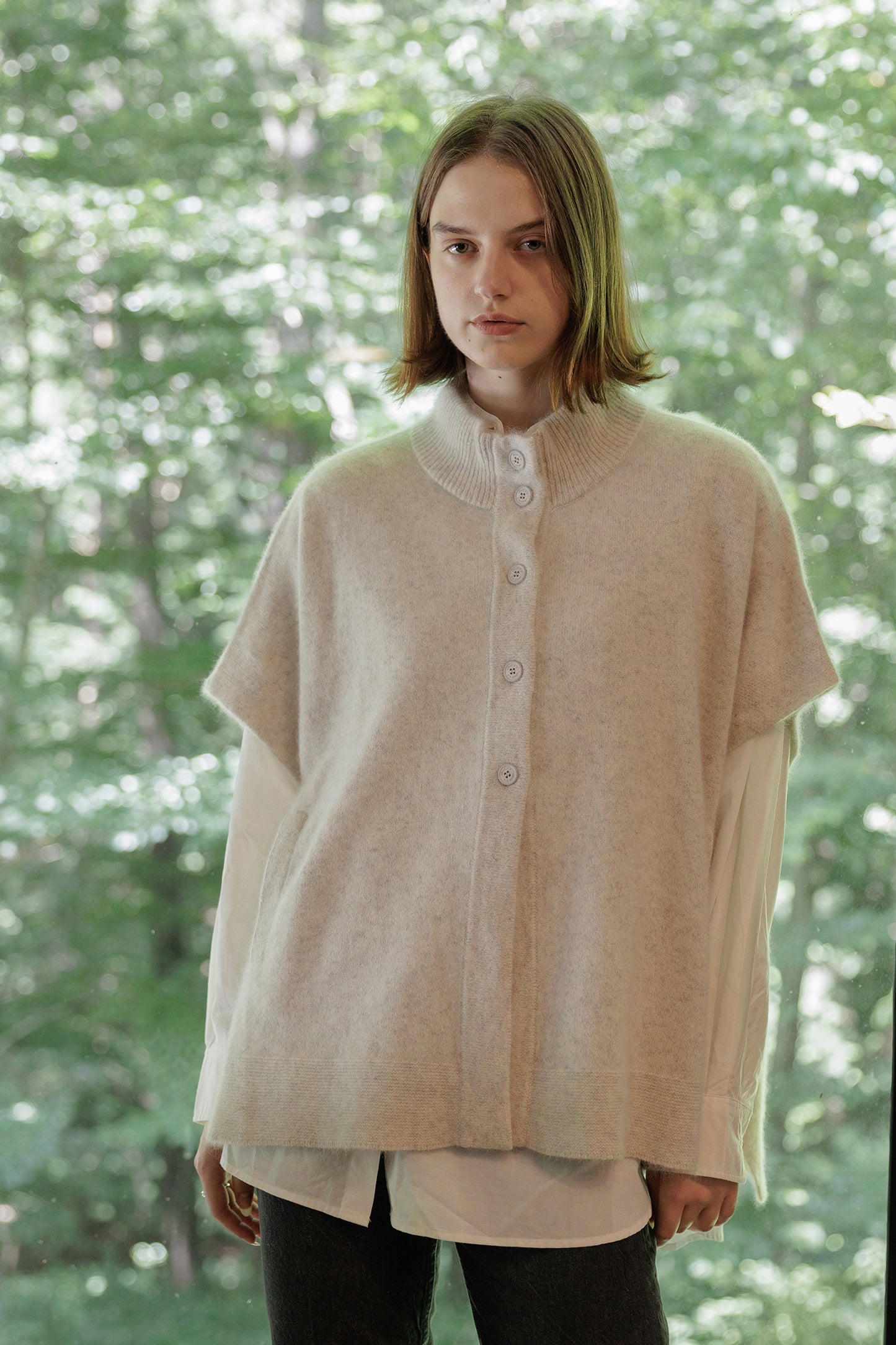 24AW Raccoon poncho /CT23338