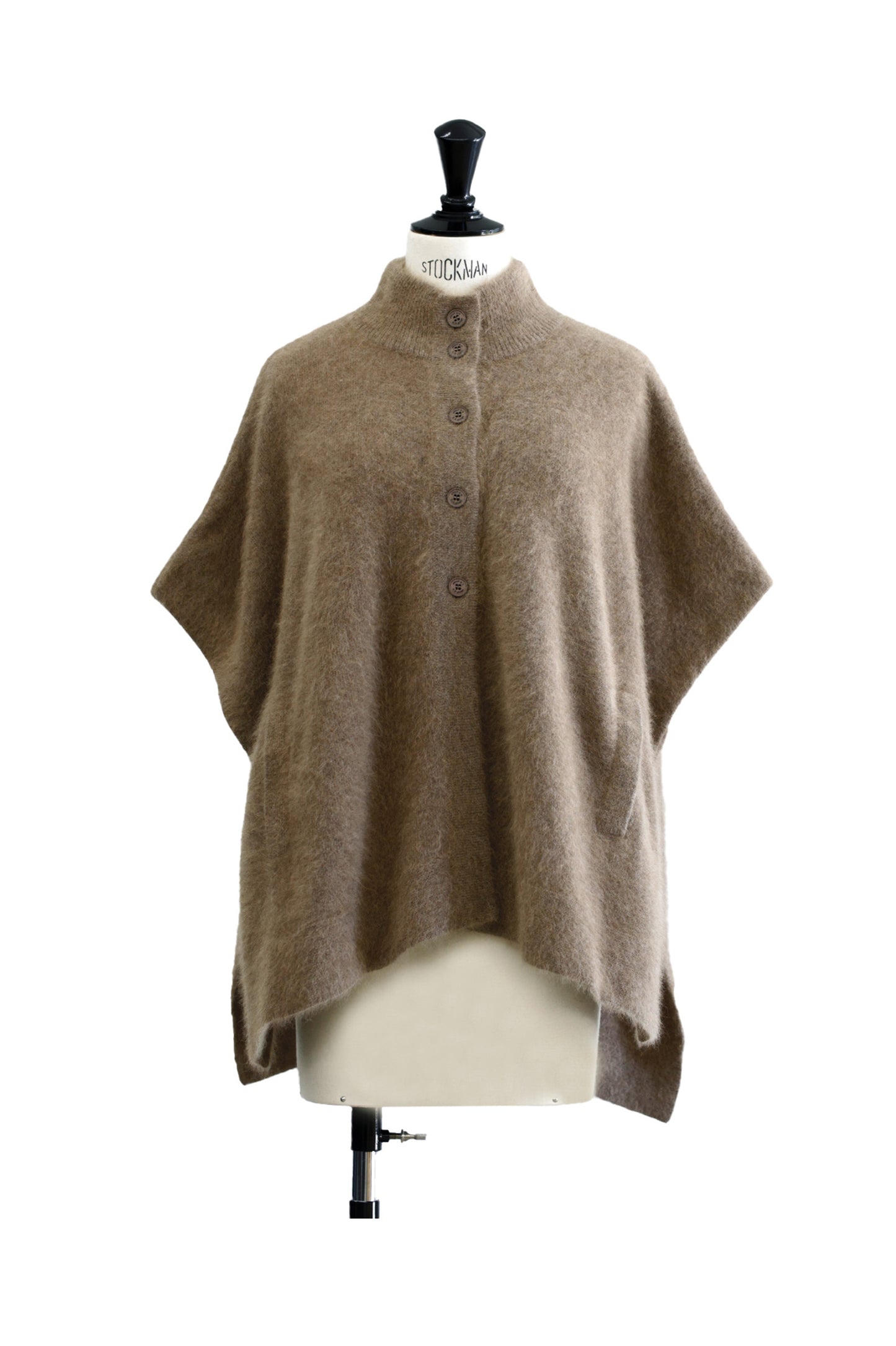 24AW Poncho en laine de raton laveur /CT23338