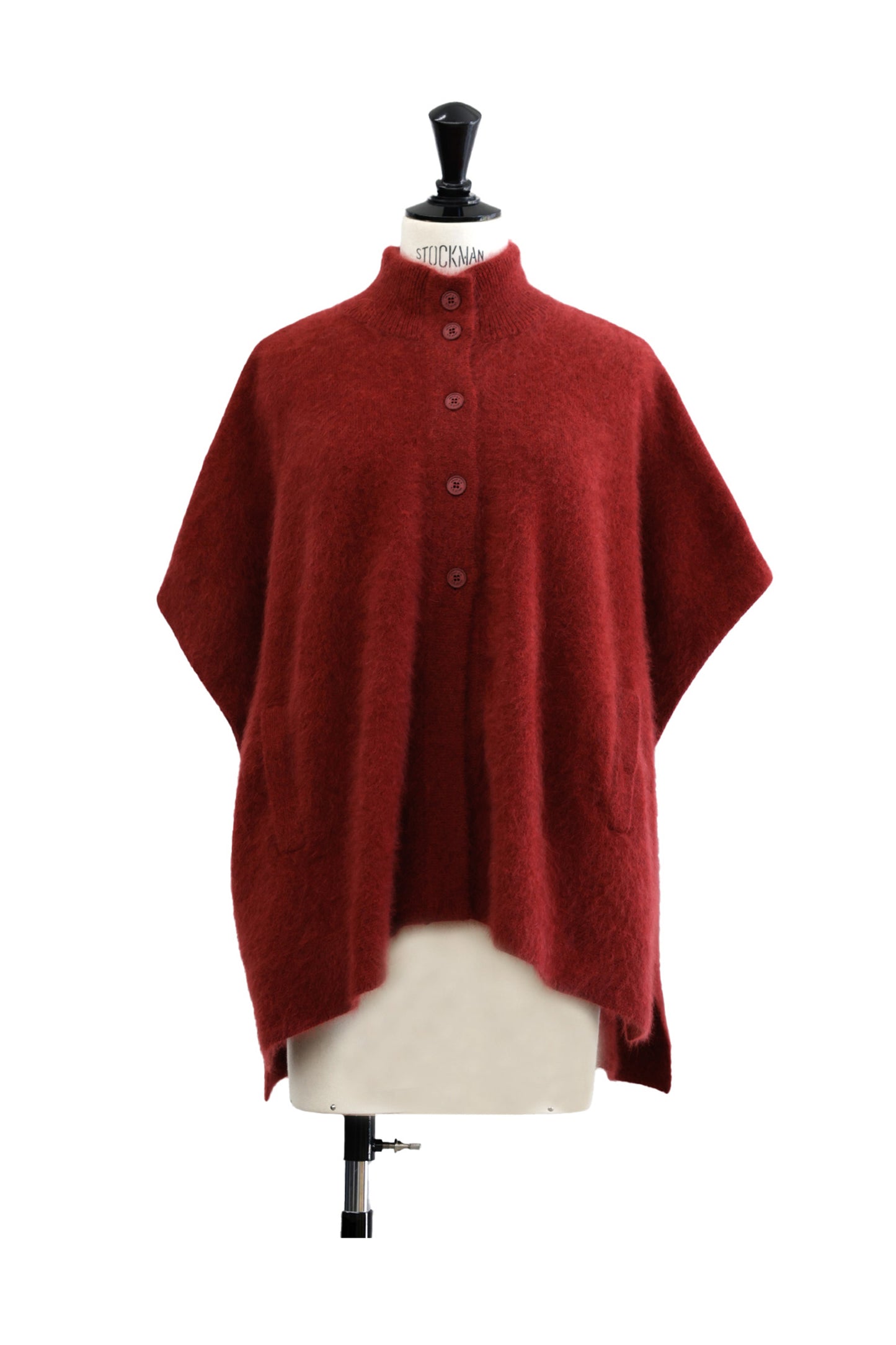 24AW Poncho en laine de raton laveur /CT23338