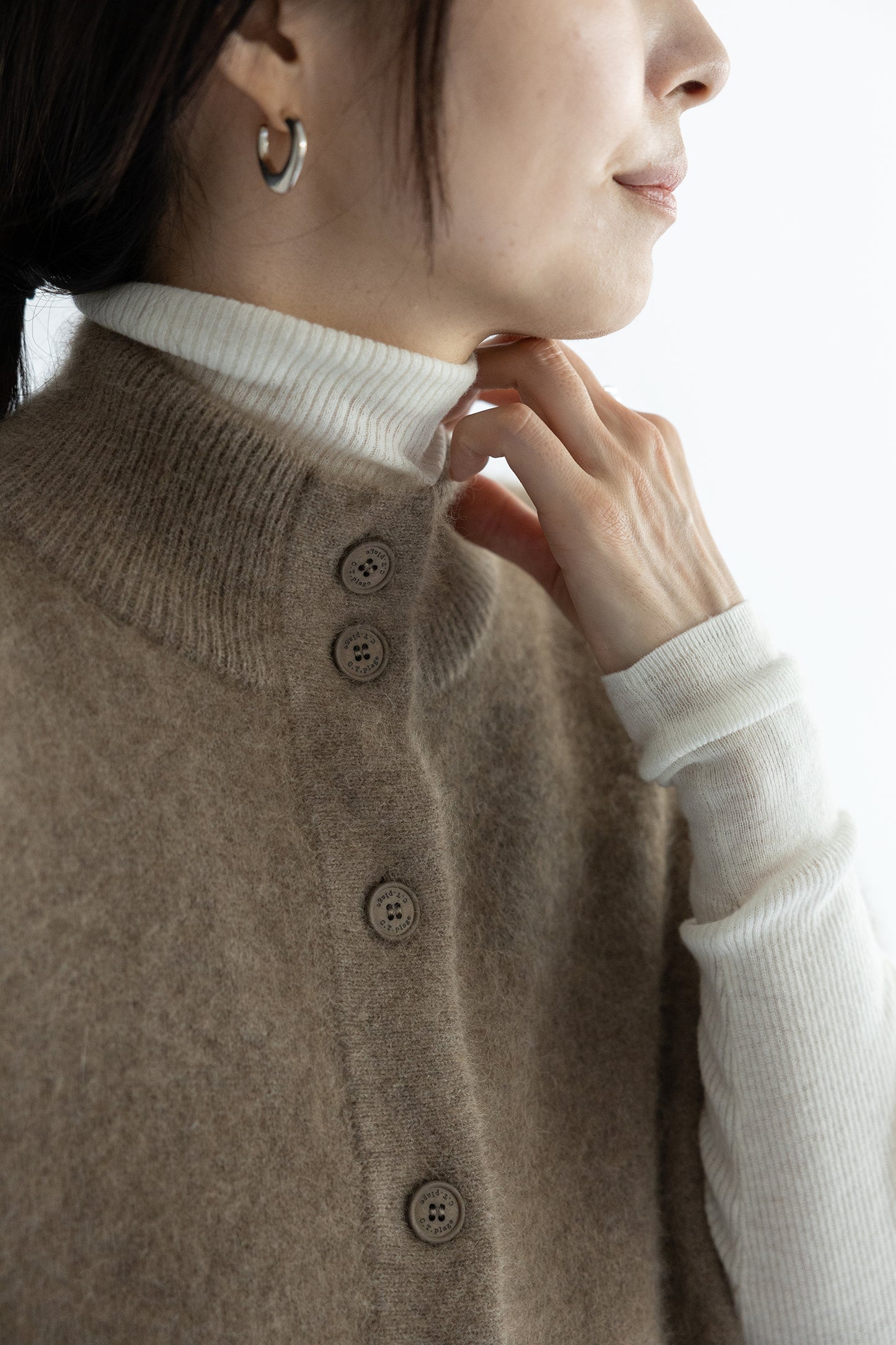 25AW Raccoon poncho /CT23338