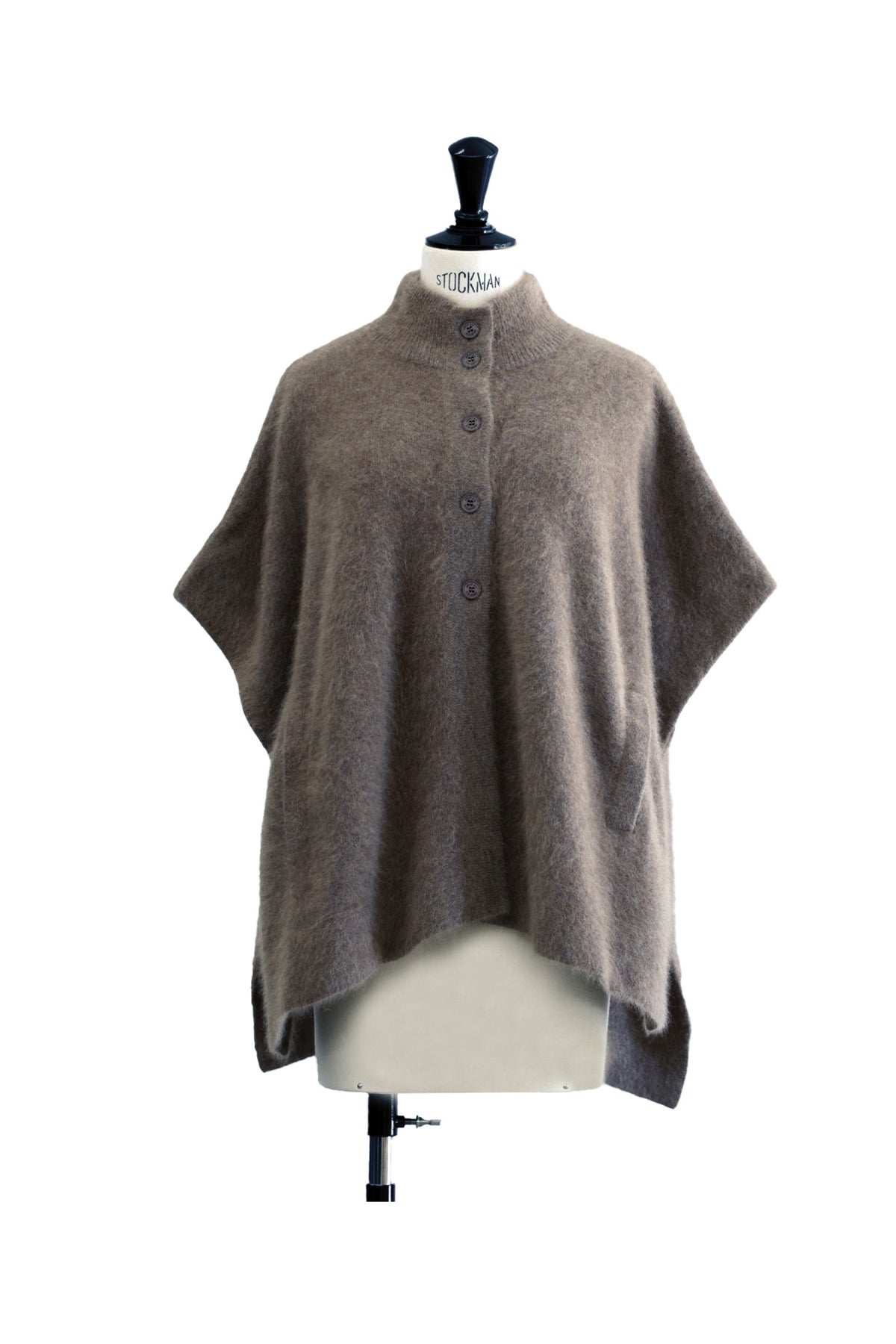 26AW Poncho en laine de raton laveur /CT23338