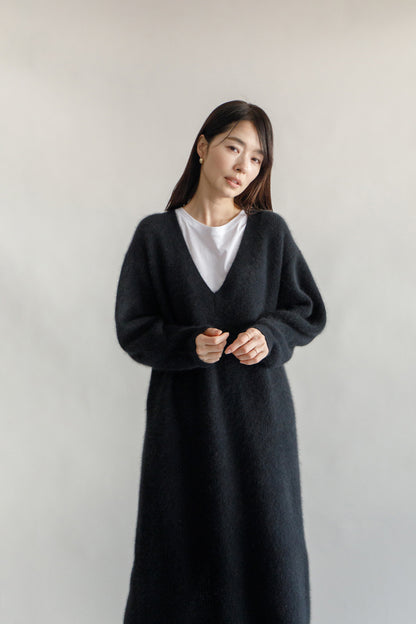 24SS capsule Raccoon volume sleeve dress /CT24104