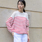 24SS Linen ribbed pullover /CT24132【CP04】