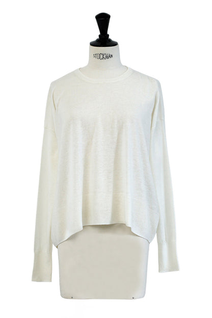 26capsule Original light wool oversized crew neck pullover /CT24304