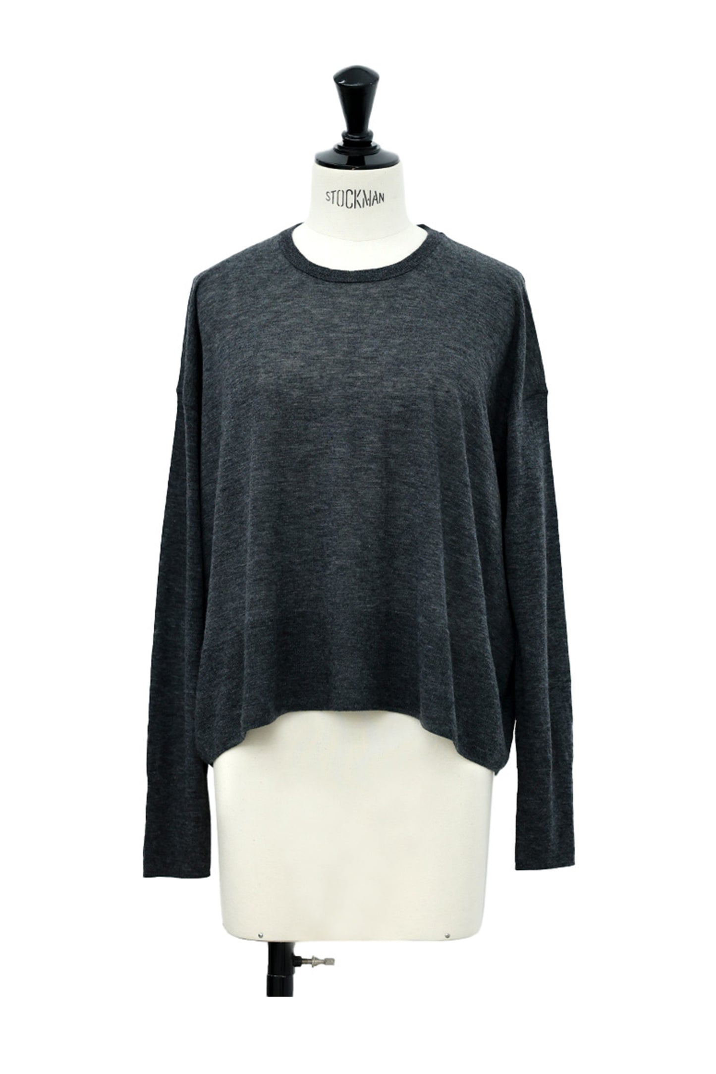 26capsule Original light wool oversized crew neck pullover /CT24304