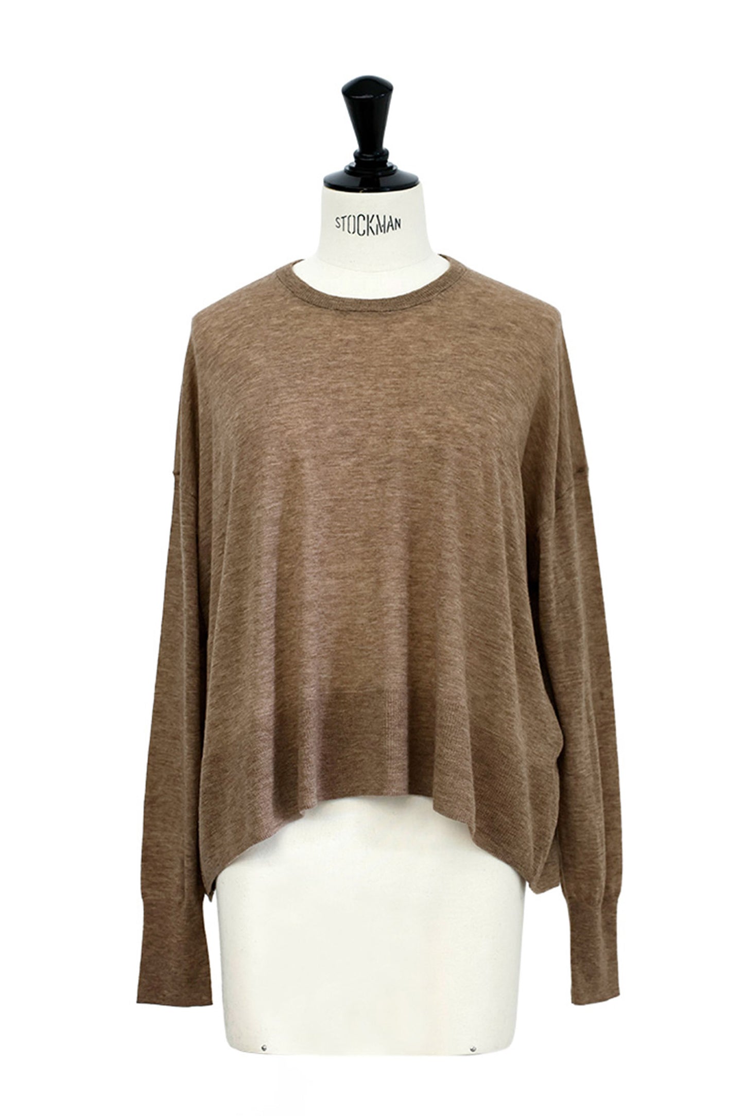26capsule Original light wool oversized crew neck pullover /CT24304