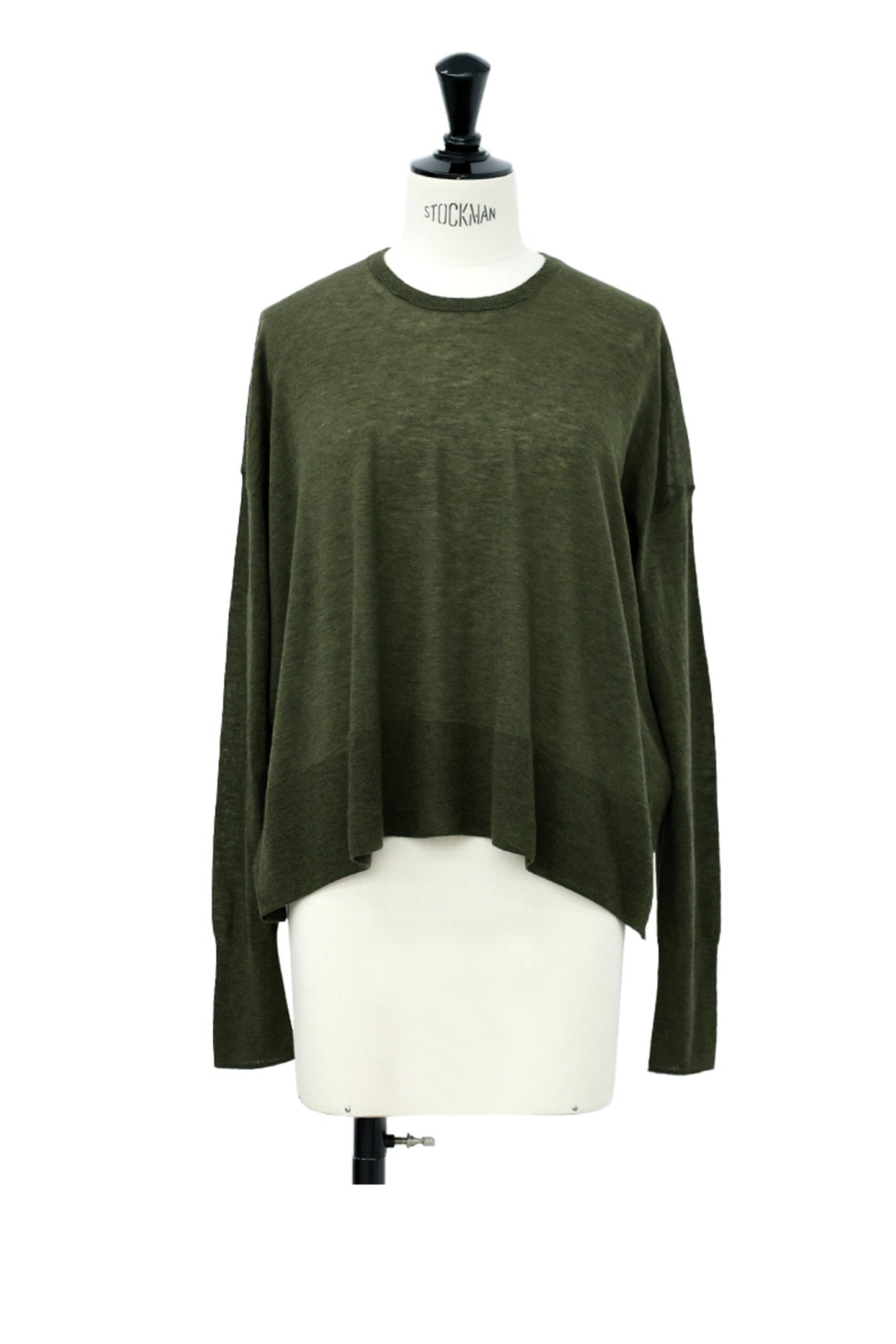 26capsule Original light wool oversized crew neck pullover /CT24304