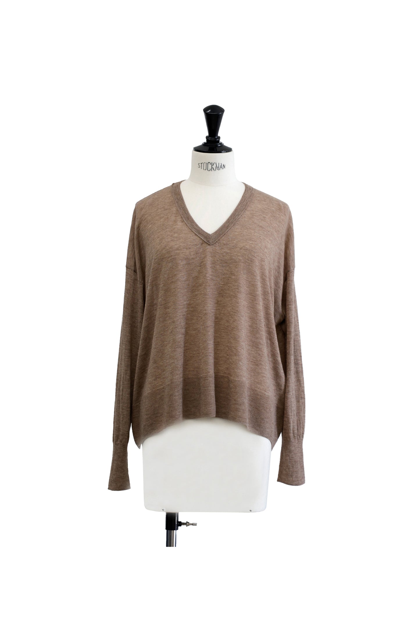 24AW Original light wool oversized v-neck pullover  /CT24305