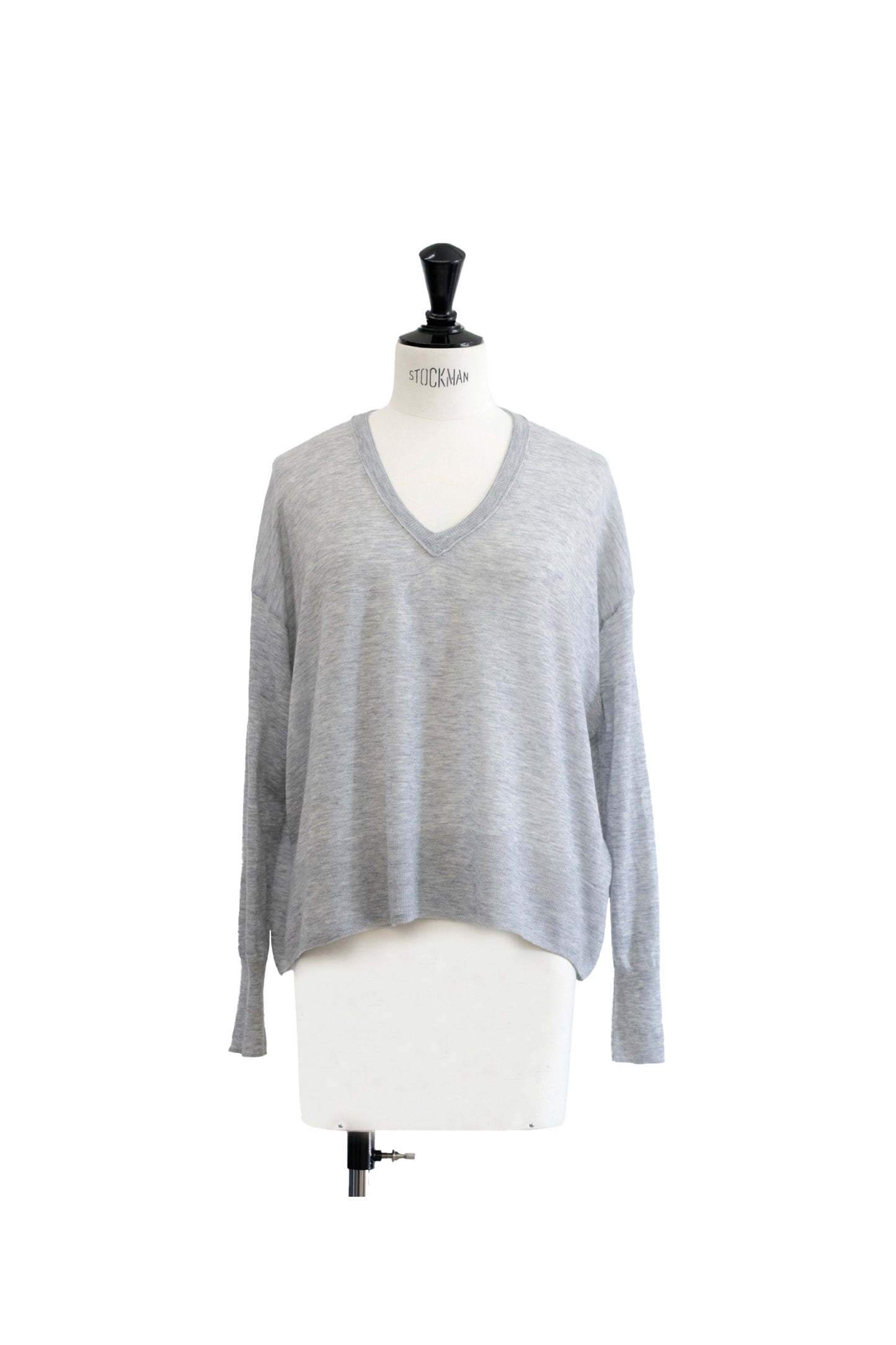 24AW Original light wool oversized v-neck pullover  /CT24305