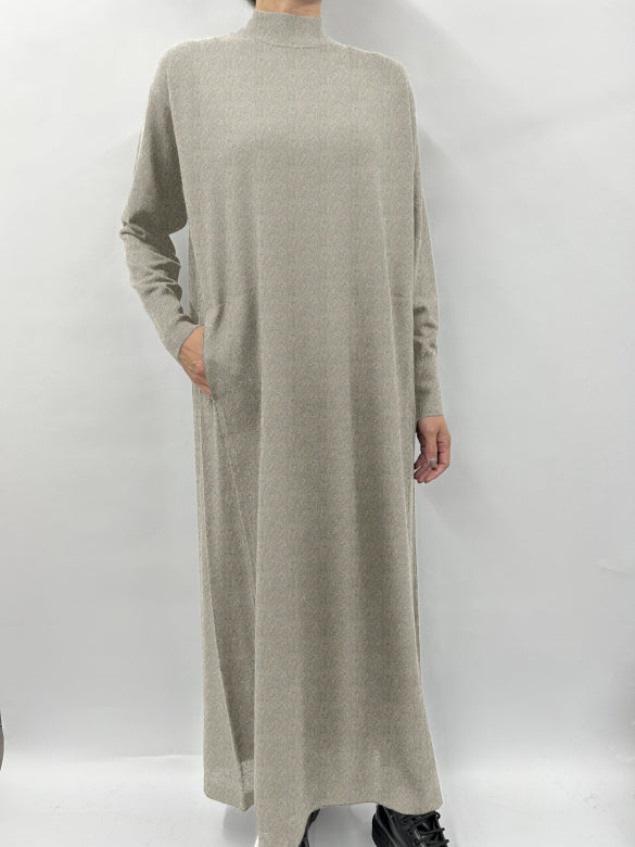 24AW Rws wool high neck dress /CT24307