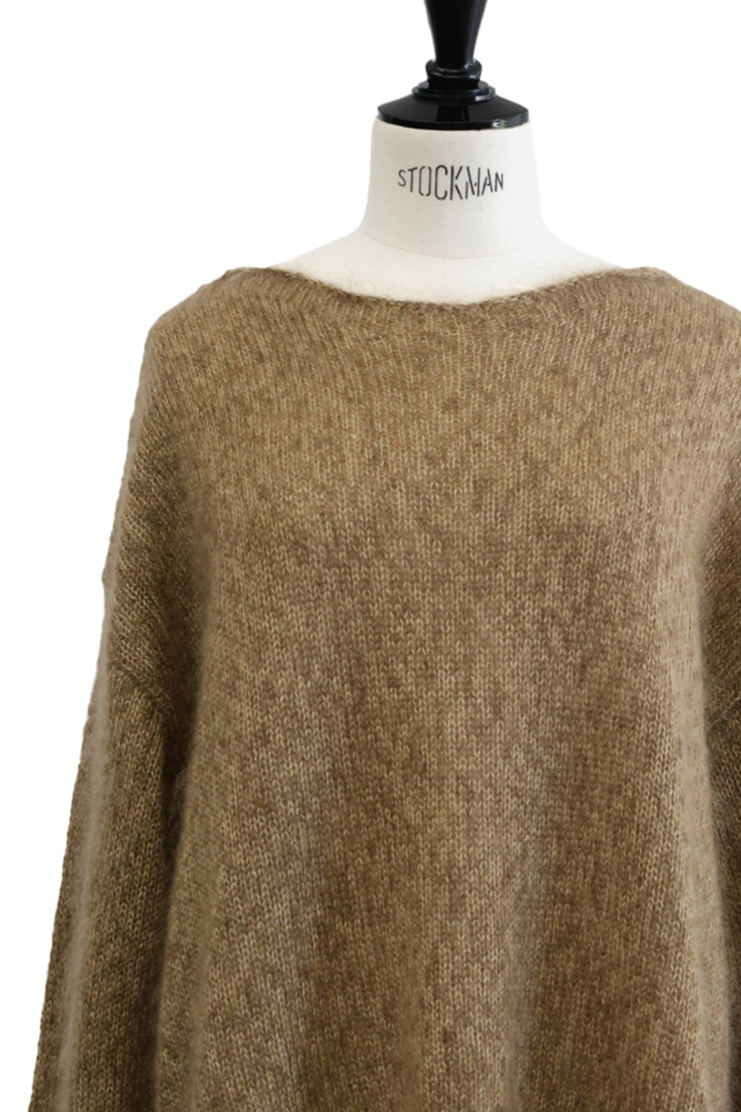 24AW Pull en soie mohair avec fentes latérales /CT24310