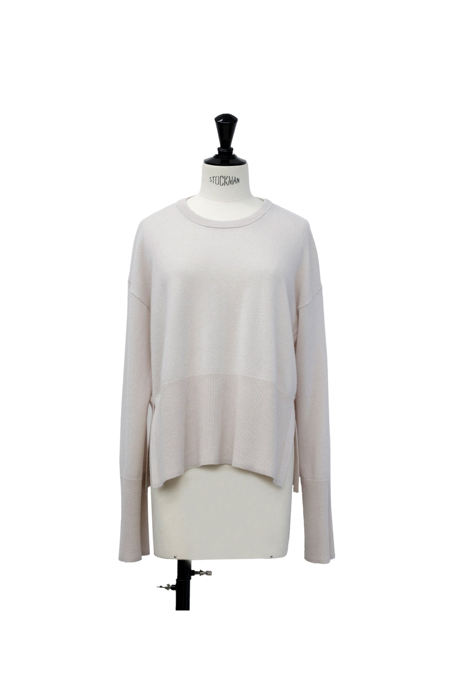 24AW Cashmere long rib pullover /CT24313