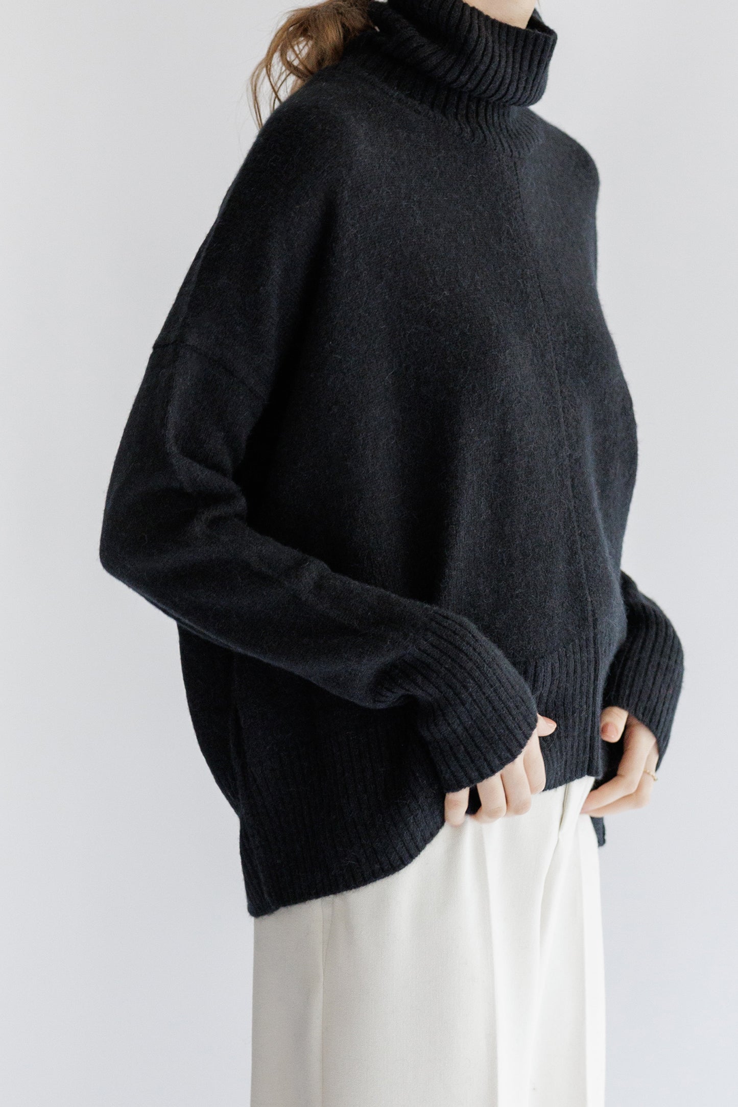 24AW Royal alpaca turtle neck pullover /CT24316