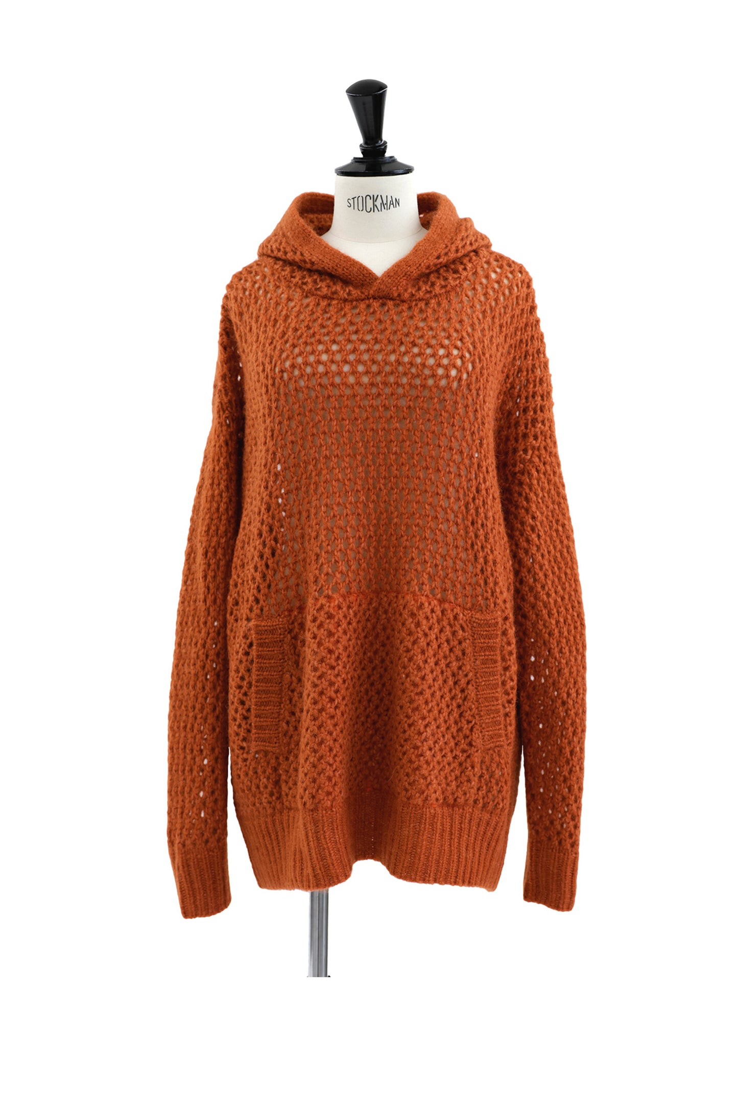 24AW Sweat à capuche en maille de laine d'alpaga  /CT24318