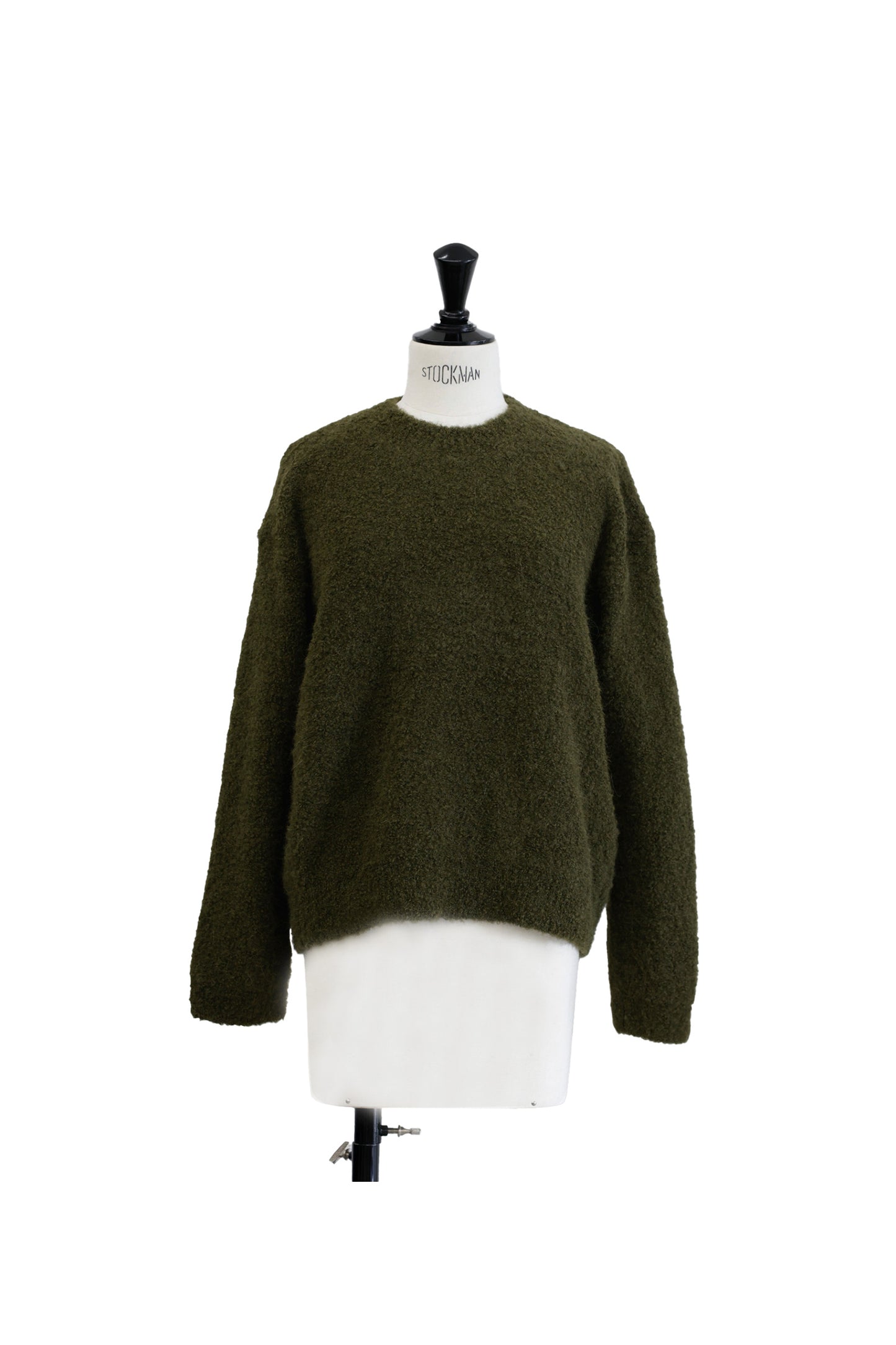 24AW Pull ample en laine d'alpaga bouclé  /CT24320