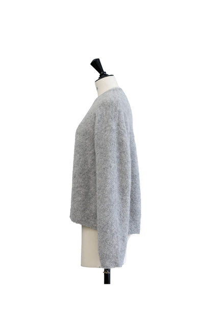 24AW Pull ample en laine d'alpaga bouclé  /CT24320